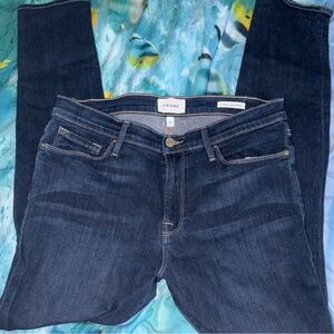 Frame Le Skinny De Jeanne Dark Wash